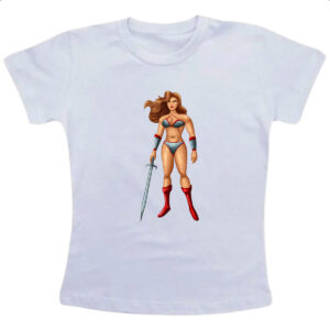 Camiseta Infanto Juvenil Nostalgia Golden Axe Tyris Flare