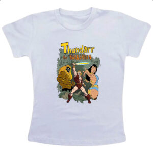 Camiseta Infanto Juvenil Nostalgia Thundarr o barbaro