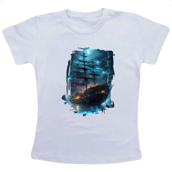 Camiseta Infanto Juvenil Navio fantasma
