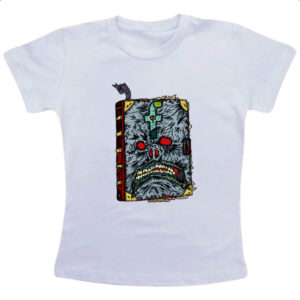Camiseta Infanto Juvenil Necronomicon Ilustracao