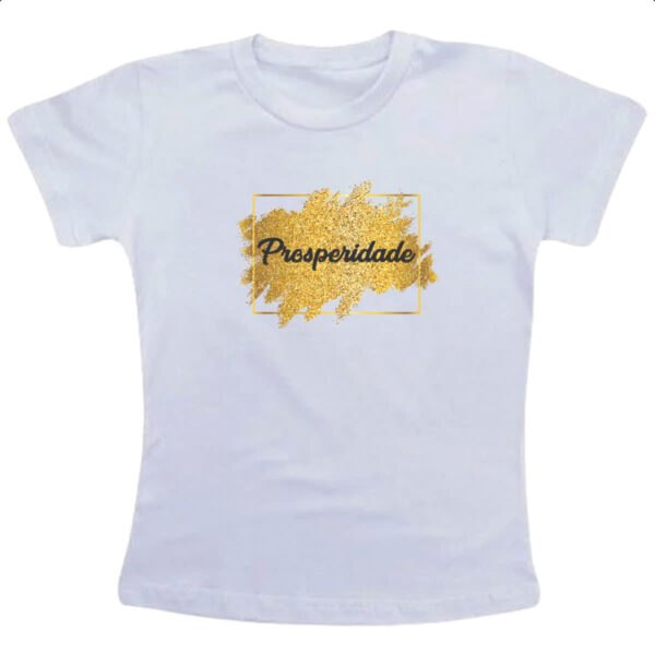 Camiseta Infanto Juvenil Ano novo prosperidade