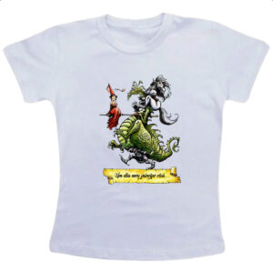Camiseta Infanto Juvenil Um dia meu principe vira