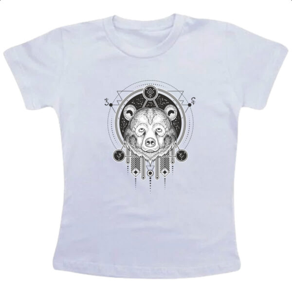 Camiseta Infanto Juvenil Urso apanhador de sonhos