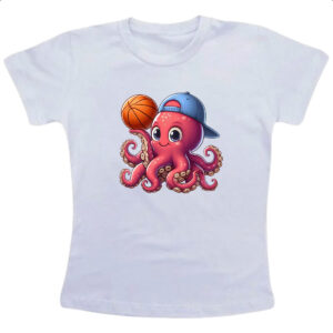 Camiseta Infanto Juvenil Octopus basquete