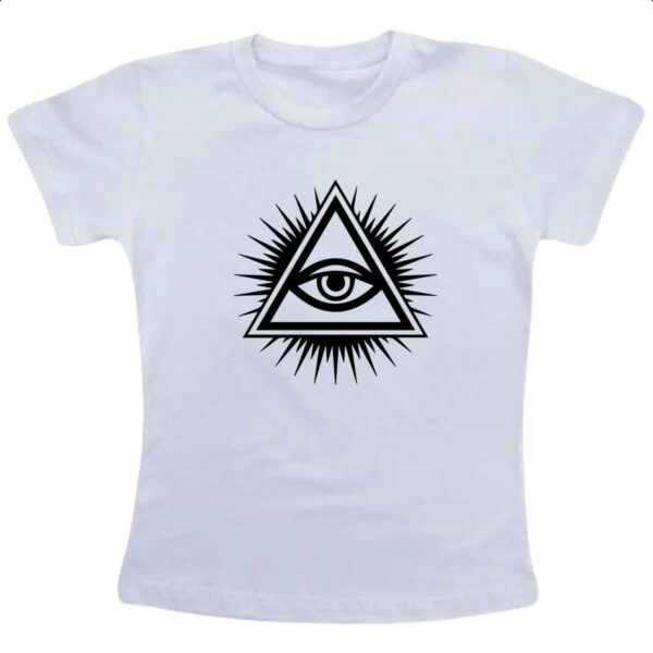 Camiseta Infanto Juvenil Olho de horus illuminati