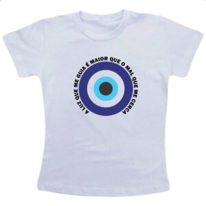 Camiseta Infanto Juvenil Olho grego luz que me guia