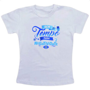 Camiseta Infanto Juvenil Olho grego tempo negatividade