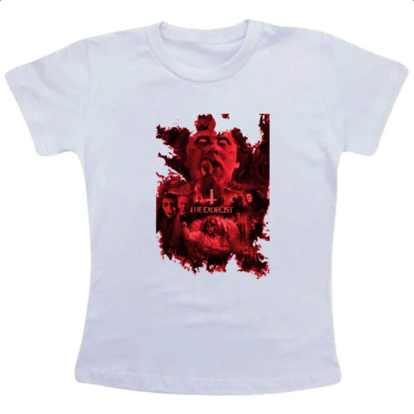 Camiseta Infanto Juvenil O exorcista sangrento