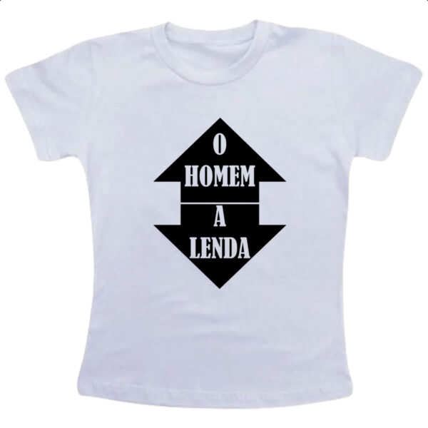 Camiseta Infanto Juvenil O homem a lenda