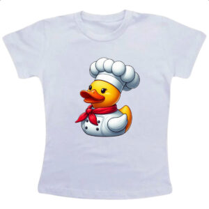 Camiseta Infanto Juvenil Patinho de borracha Cozinheiro