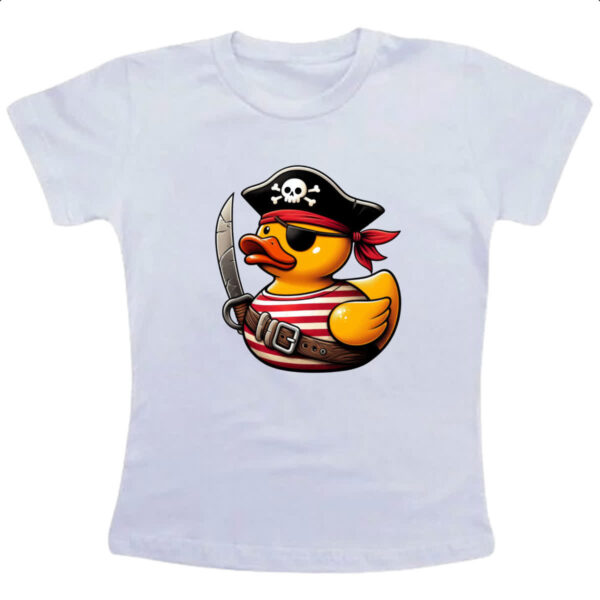 Camiseta Infanto Juvenil Patinho de borracha Pirata