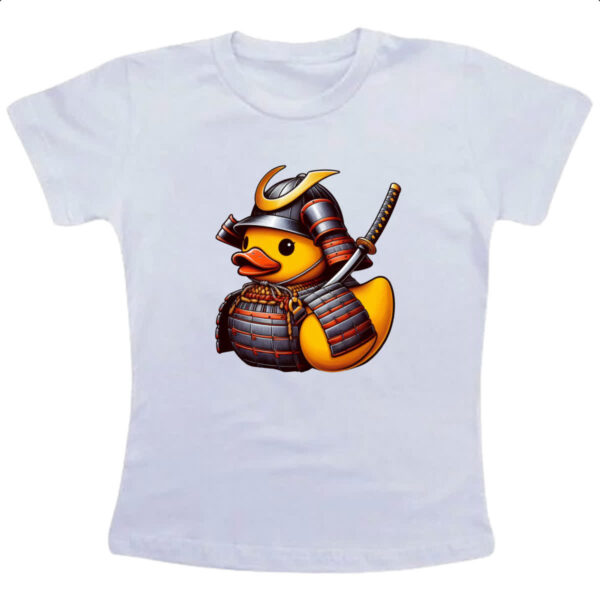 Camiseta Infanto Juvenil Patinho de borracha Samurai