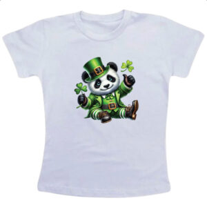 Camiseta Infanto Juvenil Panda St Patrick