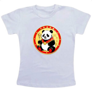 Camiseta Infanto Juvenil Panda coin
