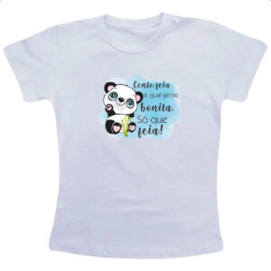Camiseta Infanto Juvenil Panda gente feia