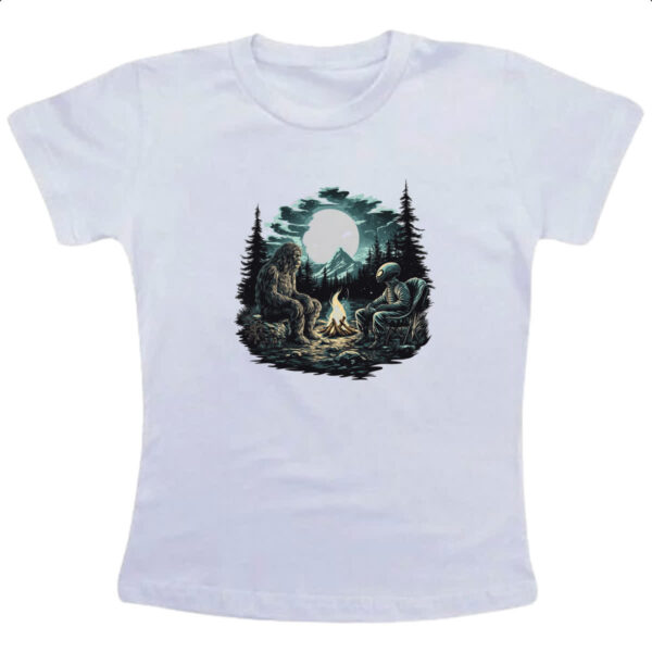 Camiseta Infanto Juvenil Pe Grande Acampamento Alien