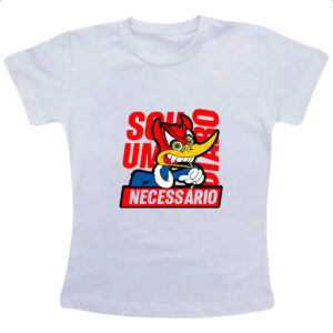 Camiseta Infanto Juvenil Pica Pau - Sou um diabo necessario
