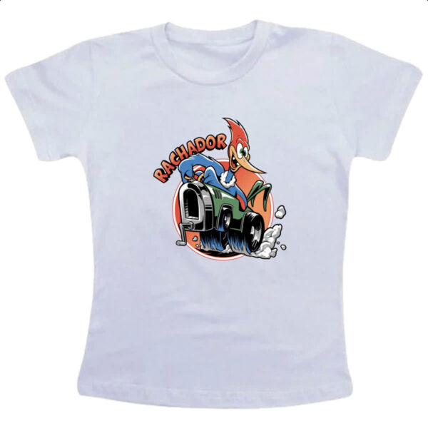 Camiseta Infanto Juvenil Pica Pau Rachador