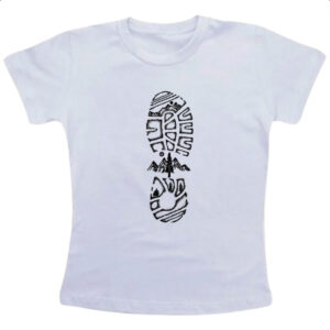 Camiseta Infanto Juvenil Pegada montanha aventureiro