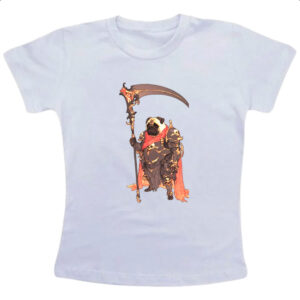Camiseta Infanto Juvenil Pug Guerreiro