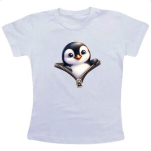 Camiseta Infanto Juvenil Pinguin no ziper