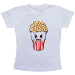 Camiseta Infanto Juvenil Pipoca cinema feliz