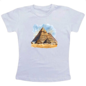 Camiseta Infanto Juvenil Piramide de Queops watercolor