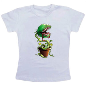 Camiseta Infanto Juvenil Planta carnivora no vaso