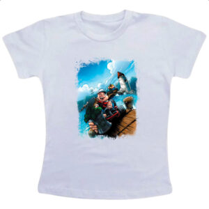 Camiseta Infanto Juvenil Popeye Kart