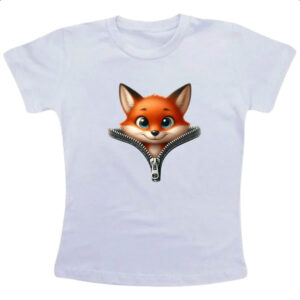 Camiseta Infanto Juvenil Raposa no ziper