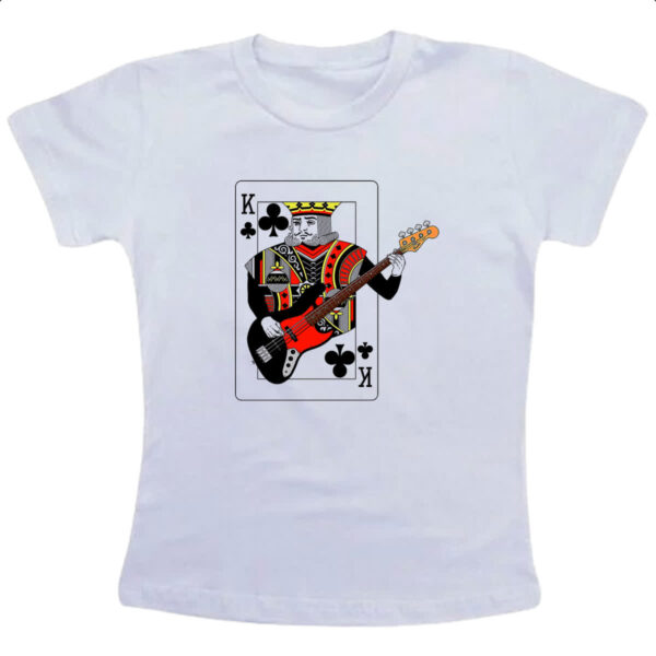 Camiseta Infanto Juvenil Rei de Paus do Rock