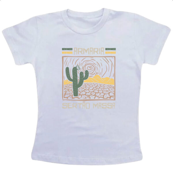Camiseta Infanto Juvenil Armaria sertao massa