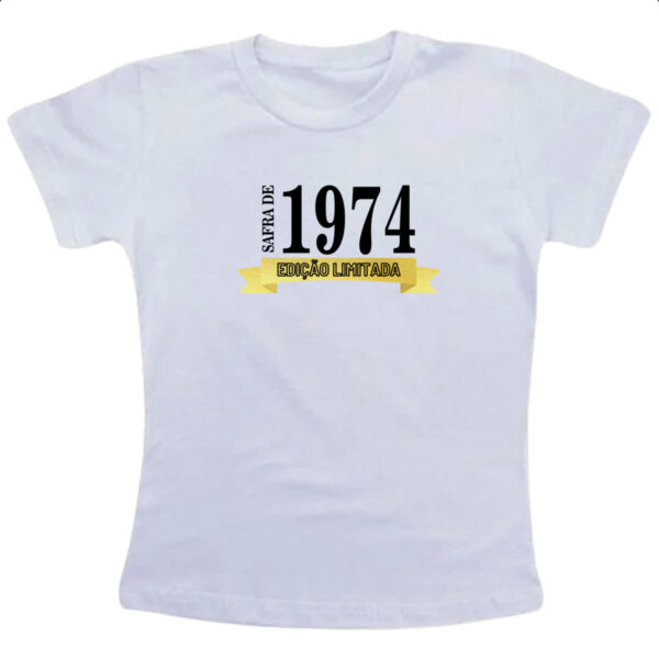 Camiseta Infanto Juvenil Safra de 1974