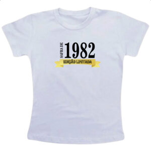 Camiseta Infanto Juvenil Safra de 1982