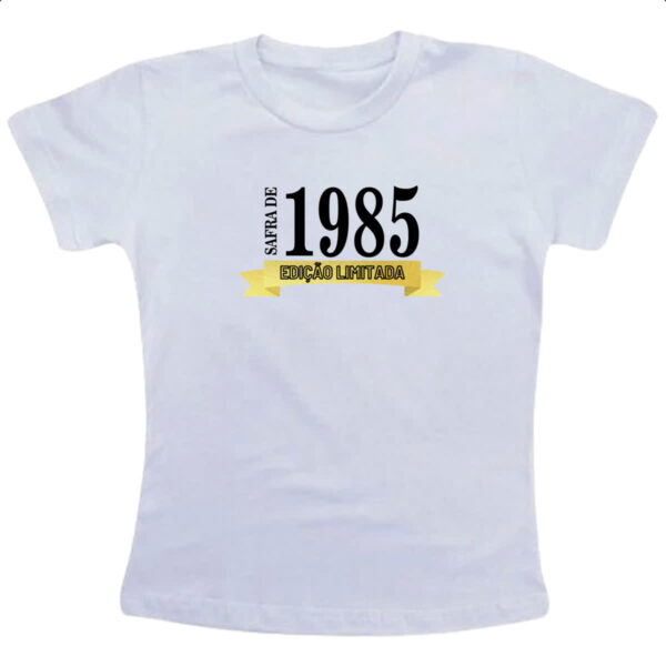 Camiseta Infanto Juvenil Safra de 1985