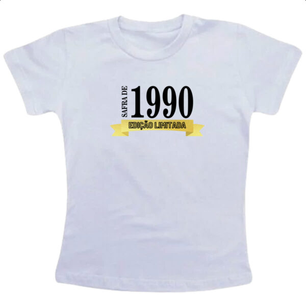 Camiseta Infanto Juvenil Safra de 1990