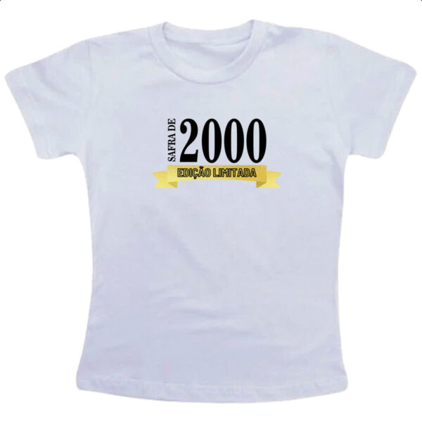 Camiseta Infanto Juvenil Safra de 2000