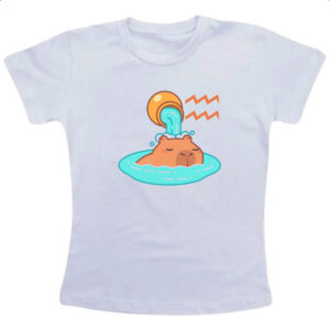 Camiseta Infanto Juvenil Signo Capivara Aquario