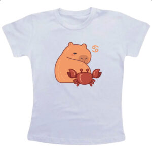 Camiseta Infanto Juvenil Signo Capivara Cancer
