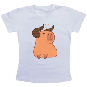 Camiseta Infanto Juvenil Signo Capivara Touro