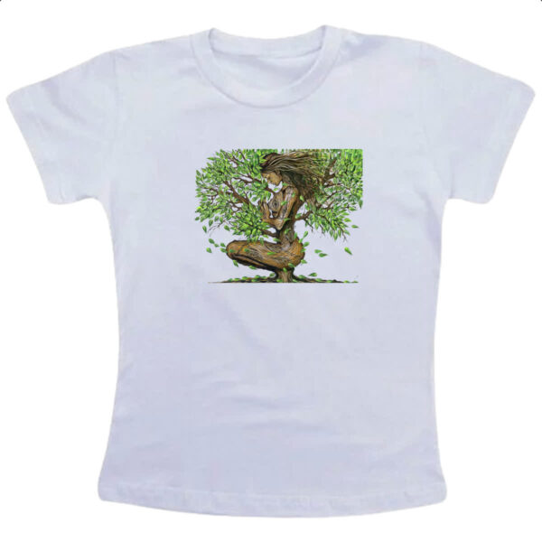 Camiseta Infanto Juvenil Arvore da vida mae natureza