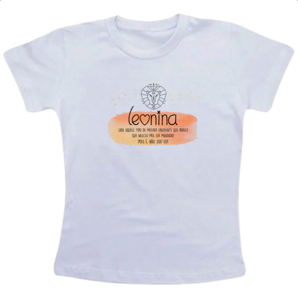 Camiseta Infanto Juvenil Signo sincero Leao