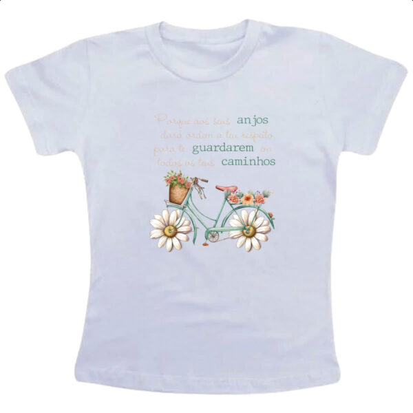 Camiseta Infanto Juvenil Salmos anjos