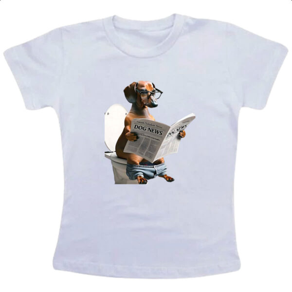Camiseta Infanto Juvenil Salsichinha na sala de forca