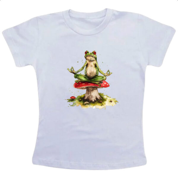Camiseta Infanto Juvenil Sapo yoga
