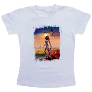 Camiseta Infanto Juvenil Sekhmet e Horus