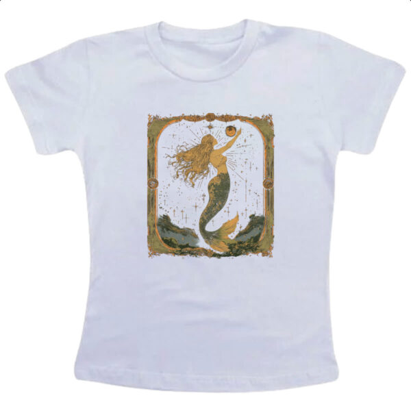 Camiseta Infanto Juvenil Sereia constelacao