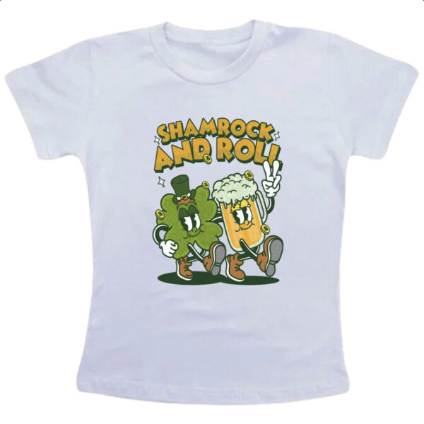 Camiseta Infanto Juvenil Shamrock and Roll