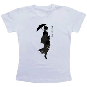 Camiseta Infanto Juvenil Silhueta Yukisakura Japao
