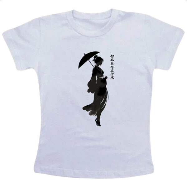 Camiseta Infanto Juvenil Silhueta Yukisakura Japao